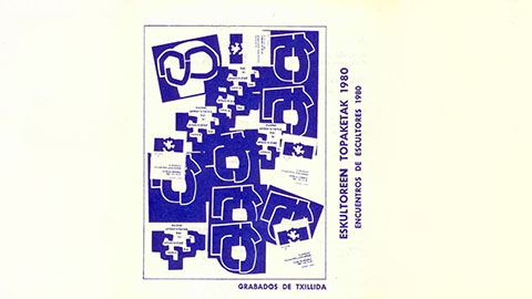 1980年の彫刻家会議のポスター。アルティウム・ムセオア提供