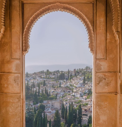 Vista panorâmica da Alhambra de Granada