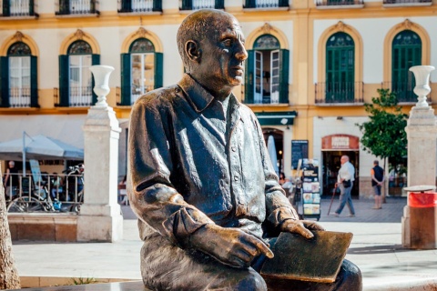 Picasso-Statue in Málaga