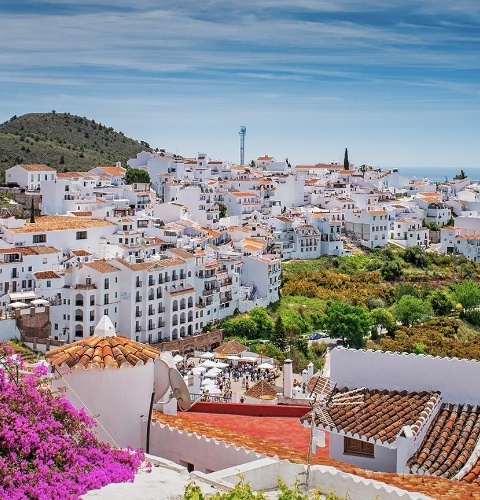 Vista de Frigiliana. Málaga