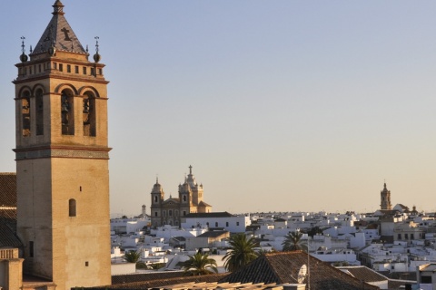 Панорамный вид на Марчену (Севилья, Андалусия).