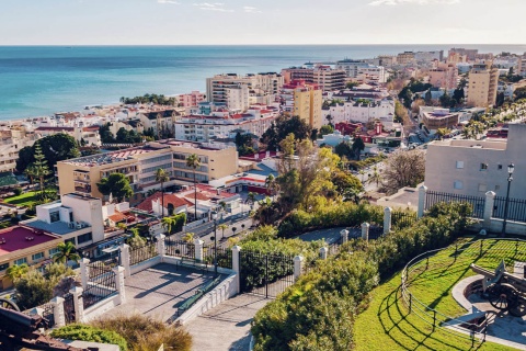 Vista de Torremolinos, em Málaga (Andaluzia)