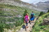 Praticantes de trekking no Parque Nacional de Ordesa e Monte Perdido, em Aragón