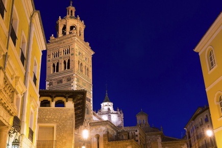Vista de la catedral de Teruel (Teruel, Aragón)