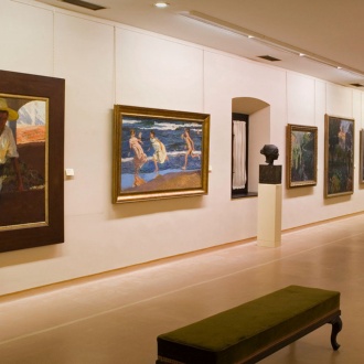 Oviedo-Saal im Museum der Schönen Künste von Asturien