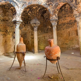 アラブ式浴場。パルマ・デ・マヨルカ