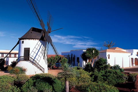 アンティグアにある風車。カナリア諸島