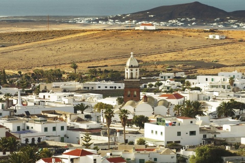 Town of Teguise on the island of Lanzarote (Canary Islands).