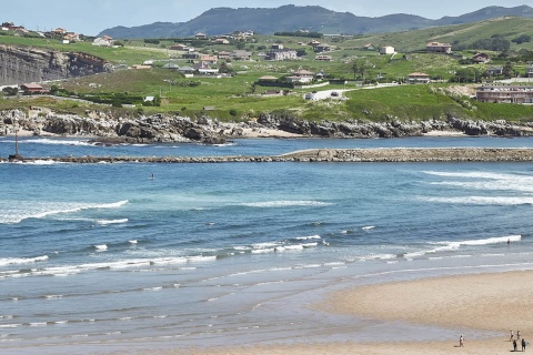 Veduta di Suances, Cantabria