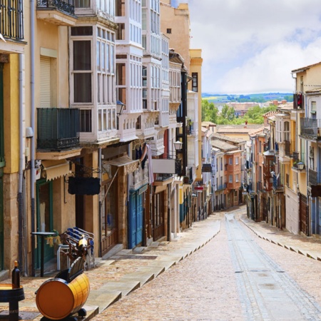 Улица Бальборас, одна из старейших в Саморе (Кастилия-и-Леон).