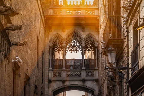 Gotisches Viertel in Barcelona