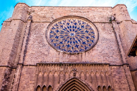 サンタ・マリア・デル・ピー大聖堂。バルセロナ。