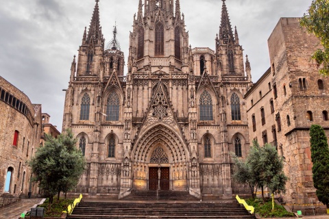 バルセロナ大聖堂。