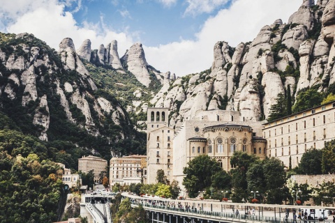 Montserrat, na província de Barcelona (Catalunha)