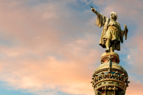 Monument à Christophe Colomb. Barcelone