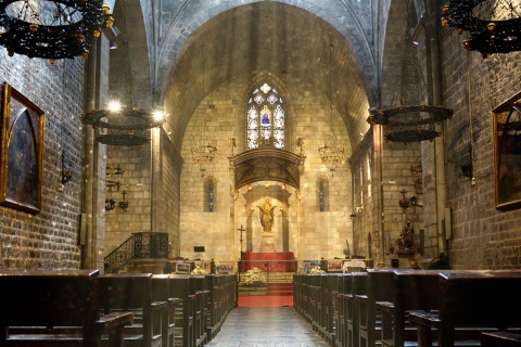 サンタ・アンナ教区教会。バルセロナ
