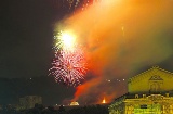 Fogos de artifício na Semana Grande de Bilbau
