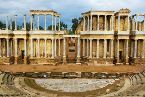 Römisches Theater von Mérida in Badajoz, Extremadura