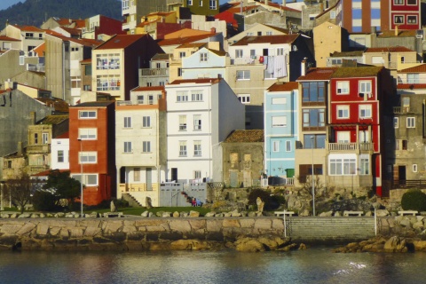 Veduta di A Guarda (Pontevedra, Galizia)