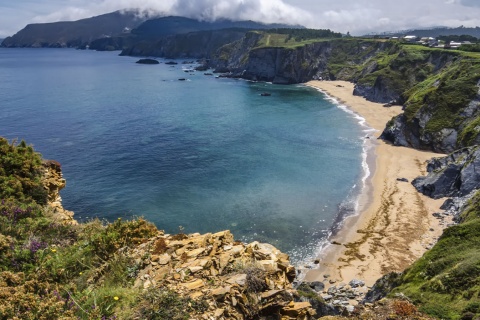 Steilküste von Loiba in Ortigueira (A Coruña, Galicien)