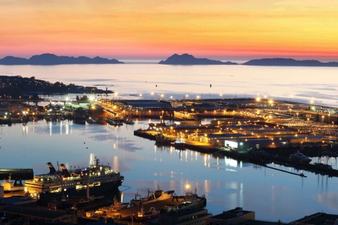 Port w Vigo (Pontevedra, Galicja)