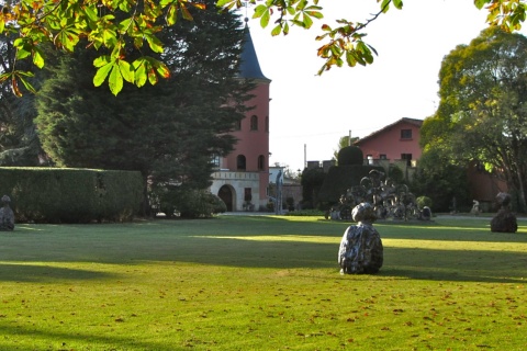 Jardín de la Fundación Museo Evaristo Valle en Gijón, Asturias
