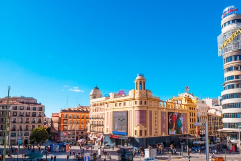 Plaza de Callao w Madrycie