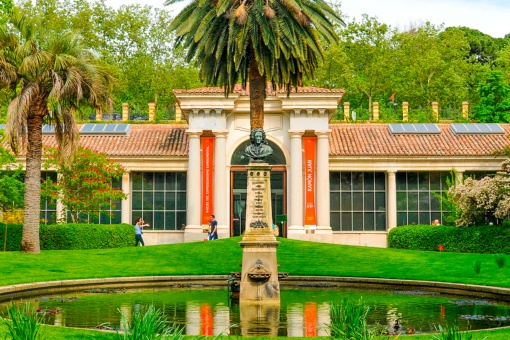 Pavillon Villanueva au Jardin botanique royal de Madrid