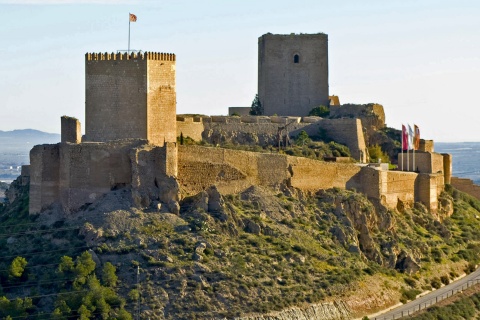 Burg von Lorca in Murcia