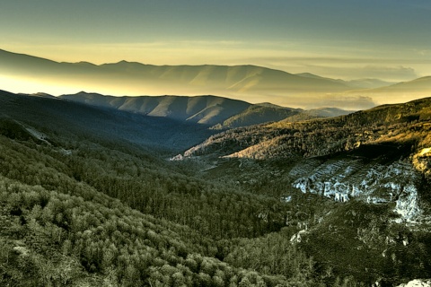 Valle de Cabuerniga w Obszarze Chronionego Krajobrazu Saja Besaya