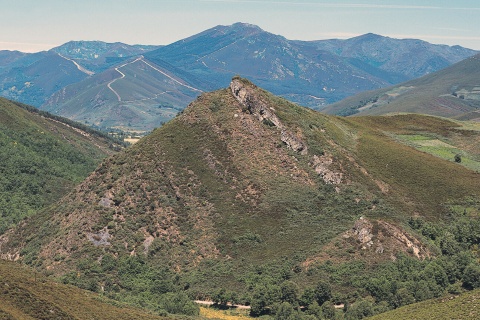 Sierra de los Ancares mountains in Leon