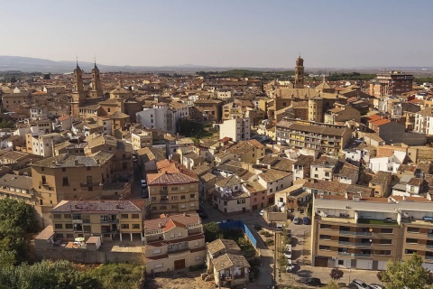Panoramic view of Corella in Navarre