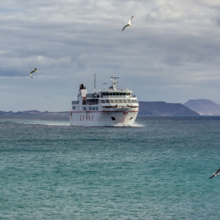Cruise ship in Arrecife, Lanzarote