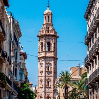 サンタ・カタリナ教会と塔。バレンシア