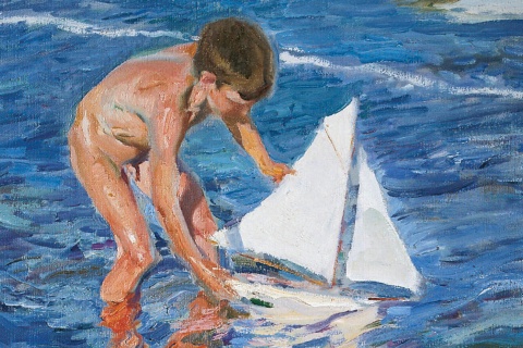 The Little Yacht, Joaquín Sorolla