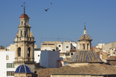 View of Ontinyent in Valencia (Valencian Community)