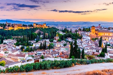Blick auf Granada