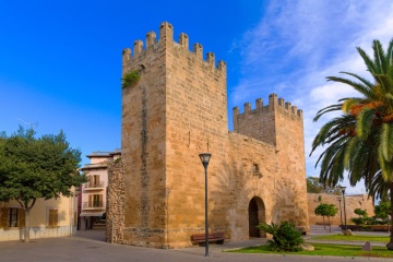 Centro histórico de Alcúdia (Maiorca, Ilhas Baleares)