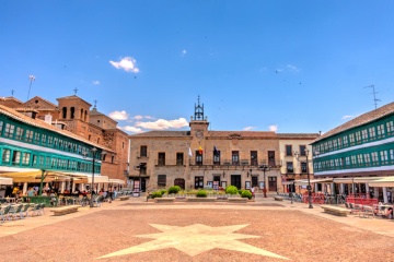 Plaza Mayor di Almagro. Ciudad Real