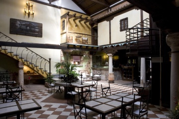 シウダ・レアル県アルマグロにあるスパ付きホテル「ラ・カサ・デル・レクトール」