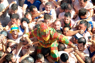 The traditional fiesta of the Cipotegato in Tarazona (Zaragoza, Aragon) 