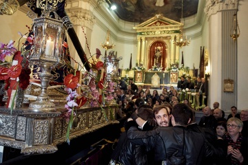La ermita de la Sangre, en la Semana Santa de Sagunto (Valencia)