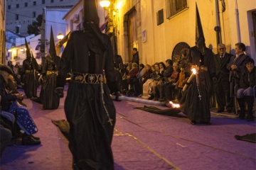 Processione del Venerdì Santo durante la Settimana Santa di Sagunto (Valencia)