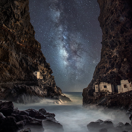 カナリア諸島ラ・パルマで見られる星の海