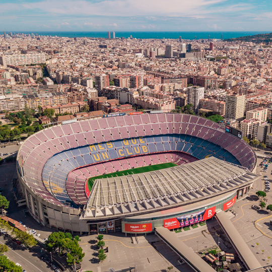 Stadium Camp Nou des Futbol Club Barcelona