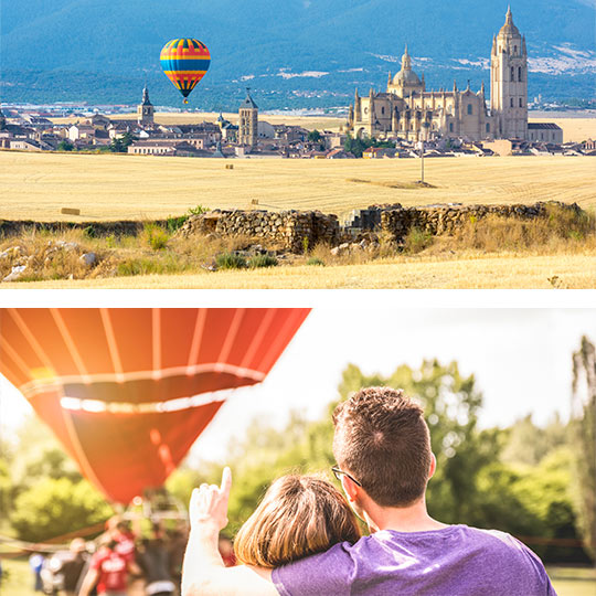 Bilder von Heißluftballons in Spanien © Foto oben: Juan Enrique Barrio