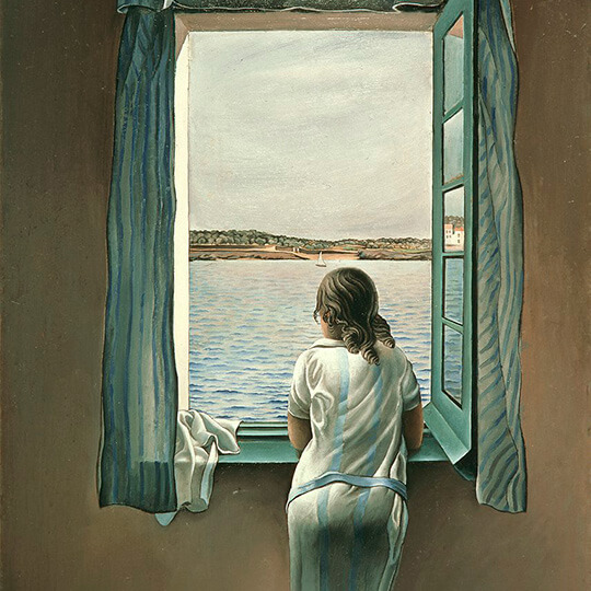 'Salvador Dali - Woman at the Window [1925]'