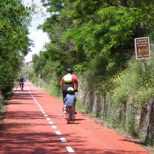 マドリード州にある、タフーニャの緑の道