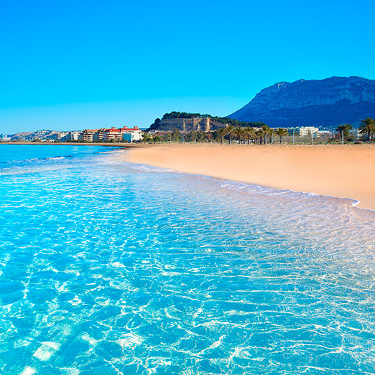 Strand von Denia, Alicante