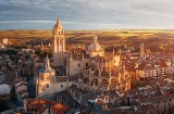 Veduta di Segovia, Castiglia e León